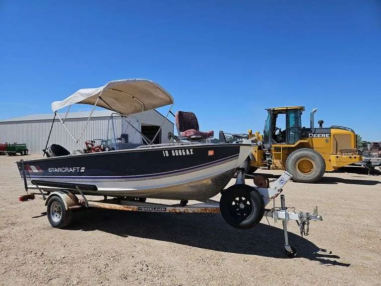 1987 StarCraft 16’ Aluminum Fishing Boat w/ Trailer, sold June 2024