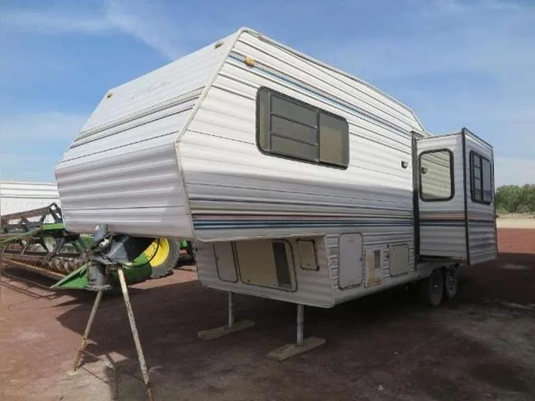 1990 Nomad Century 28' 5th Wheel Camp Trailer, sold June 2022