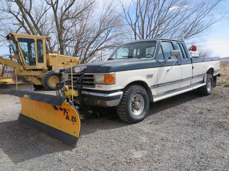 1991 Ford F-250 Snow Plow Pickup, sold May 2021