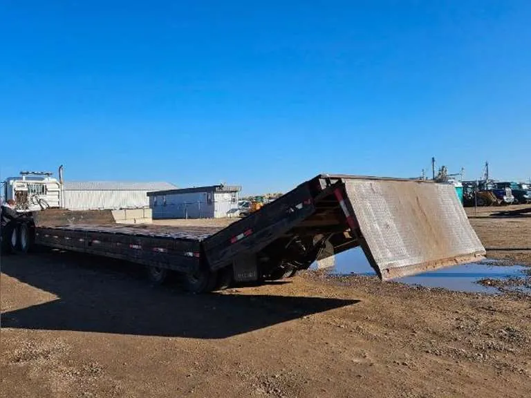 1995 Dakota 48’ x 8’ Flatbed Dovetail Trailer, sold November 2023
