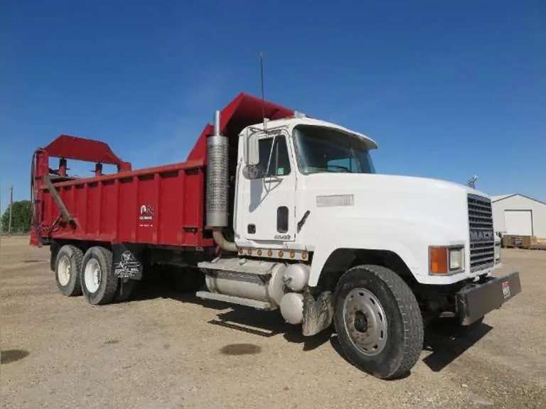 1999 Mack Truck - With 2013 22' Ag Equipment Compost Spreader Box, sold June 2022