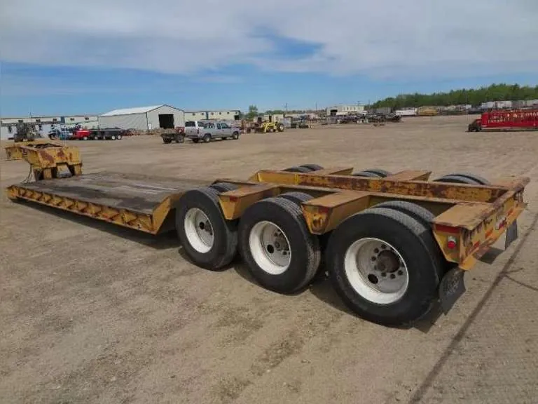 1999 Witzco Challenger 36' RGN Lowboy Trailer, sold June 2022