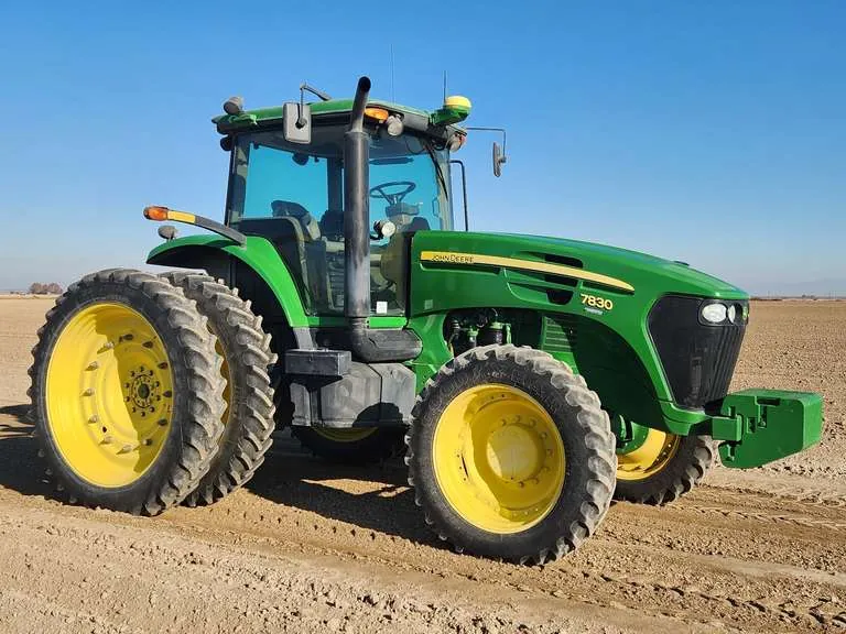2007 John Deere 7830 205HP MFWD Tractor, sold February 2024