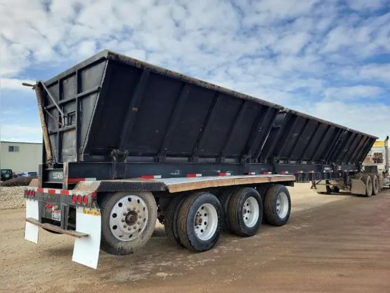 2009 DionBilt 53' Triple Bin Side Dump Trailer, sold March 2023
