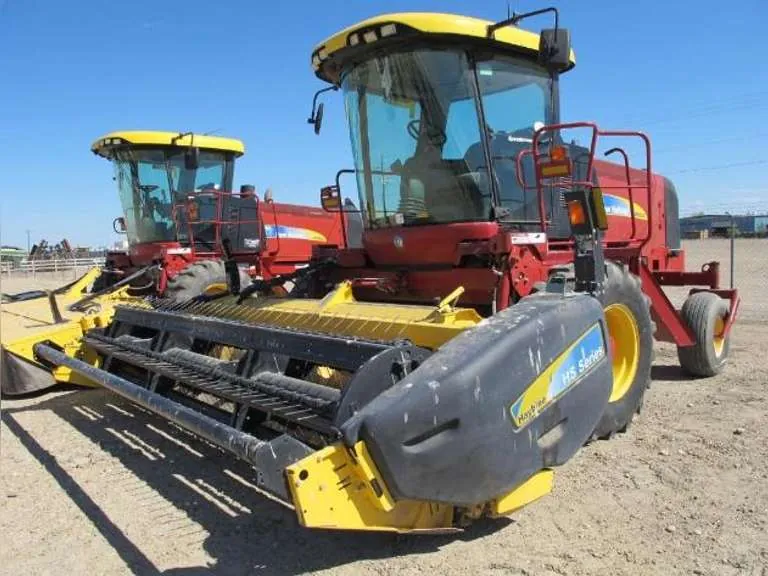 2012 New Holland H8040 Self Propelled Windrower With 14' HS Series Header, sold June 2019