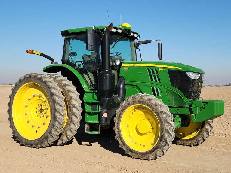 2018 John Deere 6195R 195 HP MFWD Tractor, sold February 2024