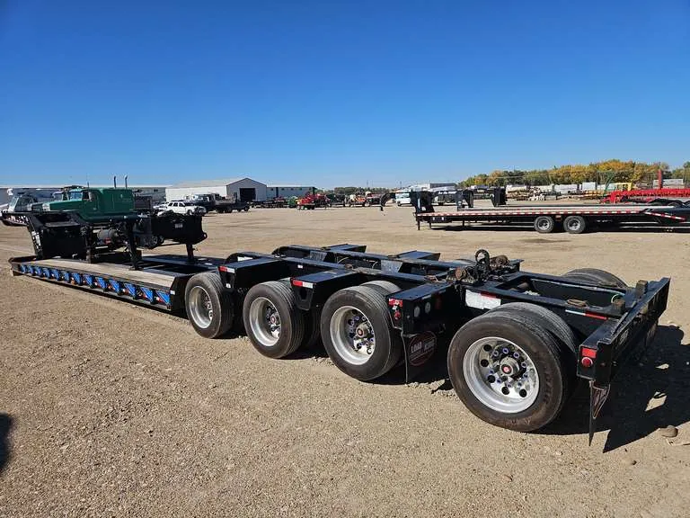 2022 Load King 53’ RGN 3-Axle Trailer w/ Jeep & Steerable Rear Booster Pack, sold November 2025
