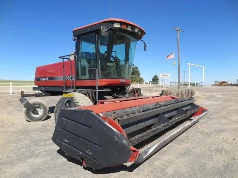 Case 8860 HP Self Propelled Windrower, sold February 2023