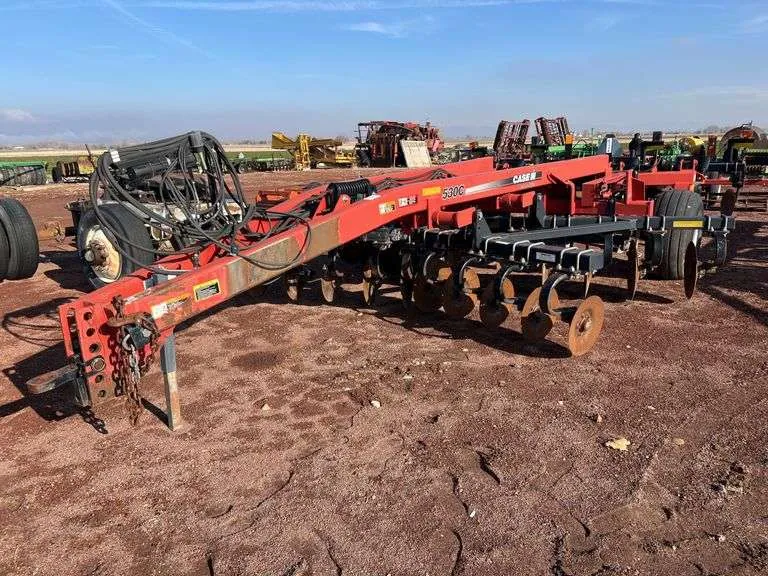Case IH Ecolo-Tiger 530c Disc Ripper w/ Rear Crumbler, sold February 2025