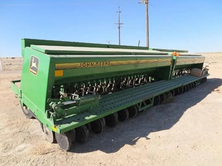 John Deere 455 25' Folding Grain Drill, sold February 2023