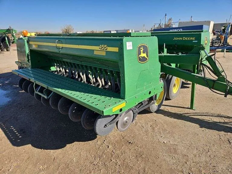 John Deere 455 30’ Folding Grain Drill, sold November 2024