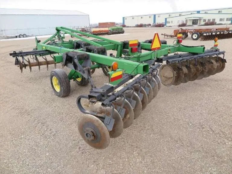 John Deere 512 12'6" Tandem Disc Ripper, sold March 2023