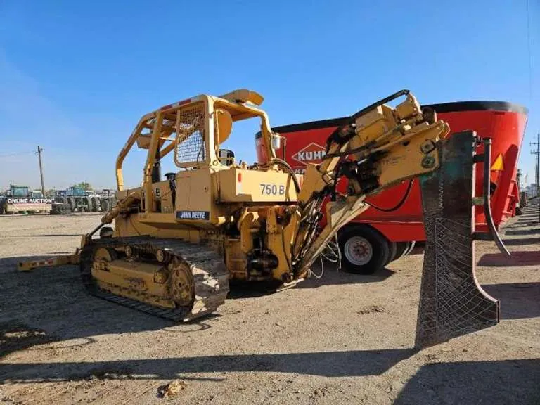 John Deere 750B Crawler Cable Plow, sold November 2023
