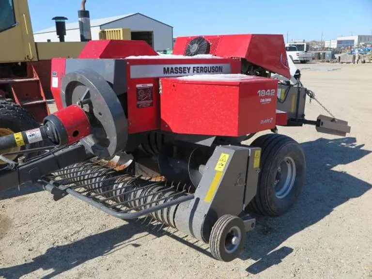 Massey Ferguson 1842 Class 2 16" x 18" Inline Hay Baler, sold March 2022