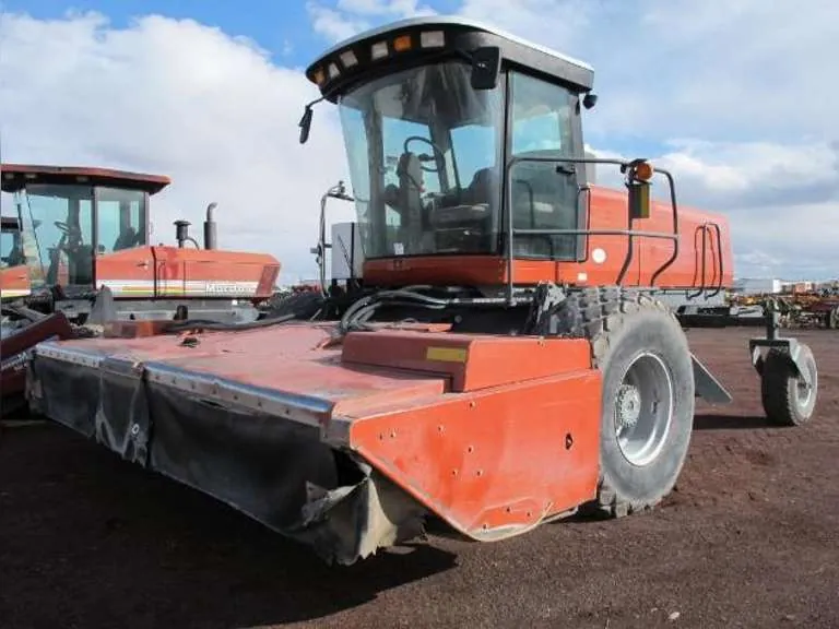 Massey Ferguson 9635 Self Propelled Windrower With 15' Rotary Header, sold March 2019