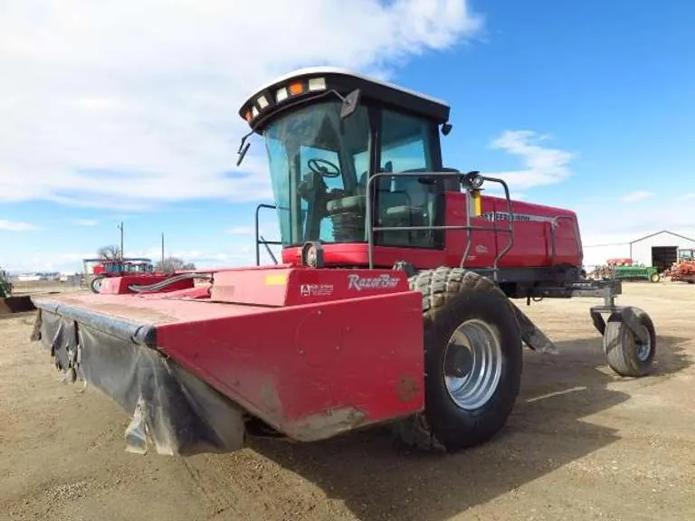 Massey Ferguson 9635 Windrower with 16' Rotary Head, sold March 2022