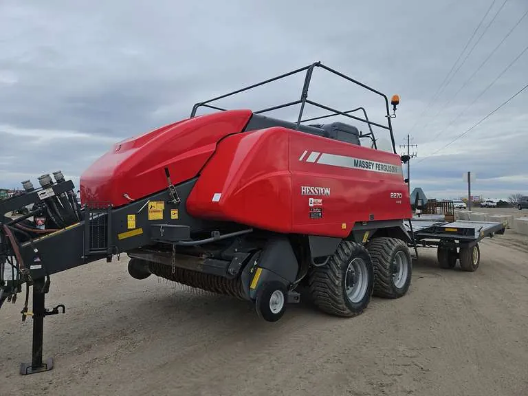 MF-HESSTON 2270 Class 5 3’x4’ DewPoint Ready Baler and Accumulater, sold March 2026