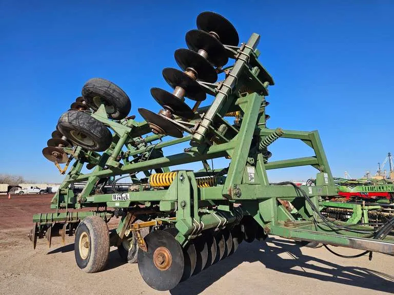 Wishek 842T 24’ Folding Offset Disc, sold March 2025